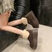 Women's Shoes Shaped Platform Snow Boots For Women, New Style, Petite, Height Increasing, Thick Soled, Fleece Lined, Extra Thick Cotton Shoes._vogvips.com