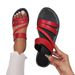 Women's Slippers 2025 Summer New European And American Large Size One-Strap Woven Fashionable Comfortable Flat For Women_vogvips.com