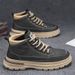 Martin Boots Men's Shoes Retro High-top Leather Shoes Tooling Shoes Platform Casual Short Boots_vogvips.com