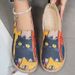 Children's Women's Plus Size Casual Colorful Color Blocked Cloth Shoes, Single Kick Shoes_vogvips.com