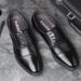 2024 Spring New Formal Business Leather Men's Casual Youth Non-slip Single Shoes Men_vogvips.com