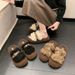 Internet Celebrity High-End Fuzzy For Women, Outdoor Wear, 2025 New Autumn And Winter Thick-Soled Height-Increasing Lamb_vogvips.com