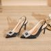Women's Square Buckle Rhinestone Stiletto Sandals - Style Open Toe Heels (Spring Collection)_vogvips.com