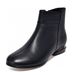2024 New Chunky Heel Short Versatile Spring Single Boots Soft Sole Brown British Round Toe Autumn Winter Fleece-Lined_vogvips.com