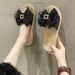 Women's Shoes Version Of Outdoor Slippers Summer New Bow Slippers For Women To Go Out At Home Fashionable And Versatile Trendy Leisure_vogvips.com