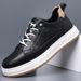 Genuine Leather Men's Shoes New Sports Height-enhancing Casual Shoes Men's Breathable And Versatile Wear-resistant White Shoes_vogvips.com
