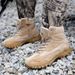 Tactical Boots Men's Outdoor Hiking Shoes High Top Wear-resistant Desert Combat Boots Large Size_vogvips.com