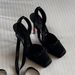 2026 Spring/Summer New High Heels European And American Style Thin Heel Sandals For Women, Closed-Toe, Backless, Satin_vogvips.com
