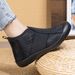 2025 Winter New Fashion Shoes With Fleece Lining, Thickened And Warm Snow Women's Casual Cotton Boots, One Piece_vogvips.com