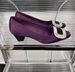Women's Rhinestone Satin High Heels Square Buckle Low Heel Shallow Mouth Square Toe Single Shoe Wedding Professional Commuting New Spring Summer Style_vogvips.com