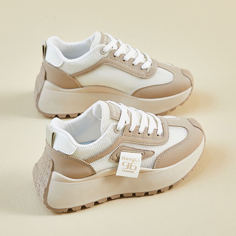 Forrest Gump Shoes Female Students Sports And Leisure Mesh Breathable Heightening Shoes_vogvips.com