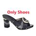 Hot Drill High Thick Heels Casual With Hand To Wear European And American Fashion Shoes Bag Set_vogvips.com