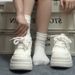 White High-End Style Women's Sneakers 2025 Spring And Autumn Versatile Ins Trend High-Value Platform Sole Student Shoes_vogvips.com