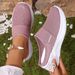 Women's Summer Indoor Casual Breathable Mesh Slip On Shoes Soft Sole Comfortable Easy To Wear_vogvips.com