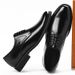 「XGXC」Large-size Pointed-toe Formal Business Derby Shoes, British Suit Groom Shoes._vogvips.com