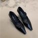 Women's High Heels 2025 Spring French Style Elegant Pointed Toe Shallow Mouth Stiletto Mary Jane Commuter Shoes_vogvips.com