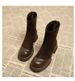 2025 Retro-style Dr. Martens Boots, Women's Rear Zipper Skinny Boots With Velvet Cotton Boots_vogvips.com