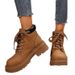 New Martin Women's Height Increasing Fashion Outdoor Home Series Yellow Boots_vogvips.com