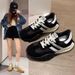 Women's Shoes 2026 Spring Hot Sale Thick-Soled Dad Sneakers Color-Block Platform Waffle Casual Versatile Soft Sole_vogvips.com