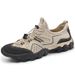 Mesh Shoes Men's Breathable Hollow-Out Sneakers Men's 1 Slip-On Lightweight Non-Slip Outdoor Casual Tracing Shoes_vogvips.com