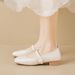 Mary Jane Shoes Women's Skirt Retro Soft Leather Thick Heel Single Shoes Large Size Women's Shoes_vogvips.com