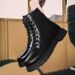European Warm Series Men's Martin For Autumn And Winter, High-top Work Boots, 2025 New Black British Style, Fleece-lined Leather Boots_vogvips.com