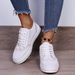 Women's New Women's Thick Soled Casual Shoes Large Size Lace Up Travel Shoes Fashionable Sports Shoes_vogvips.com