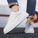 Men's Shoes, Breathable, Trendy, Autumn 2025, Versatile, Casual, New Style, Sneakers, Sports, Thick-soled, Height-increasing, Men's White Sneakers_vogvips.com