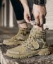 .Martin Boots Men's Autumn Canvas High-Top Boots, Workwear Retro Outdoor Hiking Short Boots_vogvips.com