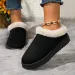 Mouth Hairy Snow Fashion 2024 Boots Womens Winter New Style Thick Bottom Short Tube One Step Lazy Large Cotton Ss_vogvips.com