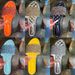 Round-toe Flat-bottom Beach Sandals, European And American Foreign Trade Large-size One-strap Rhinestone Sandals For_vogvips.com
