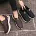 2024 Spring/Summer Men's Leather Canvas Slip-On Loafers, Large Size Driving Casual Shoes For Men, Foreign Trade_vogvips.com