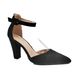 Women S Line With Pointed Fine Heel Leopard Print High Heels_vogvips.com
