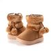 Children's Shoes 2025 Fur Ball Snow Boots, Thickened Children's Boots, Warm Cotton Shoes._vogvips.com