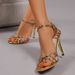 2025 Winter New Fashion Pointed Toe Strap Sandals European And American Style Direct Sale From Manufacturer Cross-Border_vogvips.com