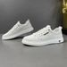 White 2025 Summer New Korean Version Casual Leather Sports Trend Versatile Men's Board Shoes_vogvips.com