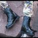 European Warm Series Summer Training High Top Spring Autumn Combat Men Genuine Leather Mesh Shoes Black Security Boots Women_vogvips.com