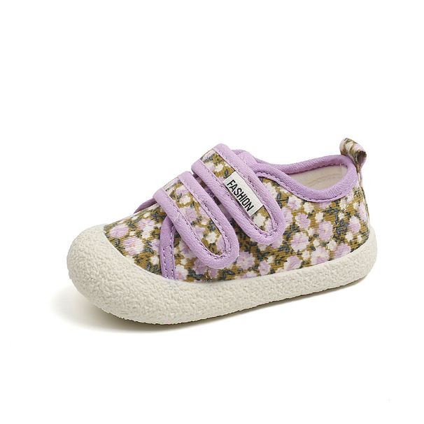 Kids Velcro Shoes For Baby Boys And Girls College Style School Shoes_vogvips.com