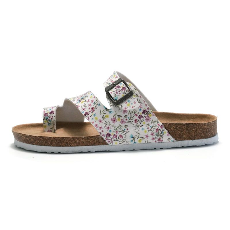 RuiZu 2025 Summer New Cork Slippers For Women Casual Student Beach Sandals Water Pine Tide_vogvips.com