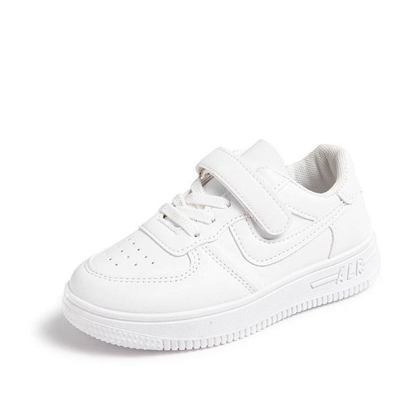 G.DUCK KIDS White Shoes 2024 New Girls Boys Board Shoes Leather Waterproof Sports Casual Shoes_vogvips.com