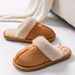 New Thick And Warm Indoor Home Furry Cotton Slippers For Postpartum Use_vogvips.com