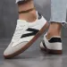 Women's Skateboard Lace-Up Leather Retro Moral Training Shoes, Outdoor Casual Sports Shoes_vogvips.com