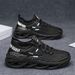 Men's Breathable Mesh Running Shoes - Lightweight Low-Top Sneakers For Daily Wear & Sports, Sizes 39-44 Breathable Mesh With Large Mesh Holes_vogvips.com