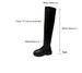 Women's Boots New Large Size Women's Long Autumn And Winter Thick Soled Over The Knee Show High Elastic Thin Boots Women_vogvips.com