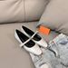 H Family 2025 New Fashion Korean Style Simple Versatile Satin One-strap Mary Jane Flat Shoes Comfortable Women_vogvips.com
