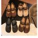 Retro Leopard Print Mary Jane Shoes For Women, 2026 New Style, Low Heel, Single Shoe, Flat Sole_vogvips.com