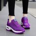2025 Autumn New Mesh Breathable Middle-aged Women's Casual Single Shoes Trendy Thick-soled Sneakers_vogvips.com