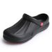 Black Non-slip Kitchen Shoes Work Labor Shoes Waterproof And Oil Proof Cook Shoes_vogvips.com