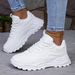Fashion Woman Vulcanize Platform Casual Sneakers Women Flats Mesh Breathable Running Shoes Thick Sports Shoe_vogvips.com