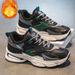 Winter New Velvet Sports Men's Versatile Soled Thick Warm Cotton Dad Trendy Shoes_vogvips.com